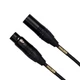 Mogami Gold Studio 03 XLR to XLR Quad Conductor Patch Cable 3 feet with Gold ...