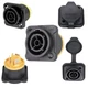 5x ProX XC-SAC3FPX Professional Waterproof Power Twist TR1 Connector Female