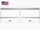 H2Pro 48X18 Glass Canopy 2 Piece Set for 75/90/110 Gallon Aquarium Fish Tank (22
