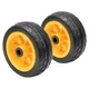 Rock N Roller RWHLS8X3 R-Trac Caster Wheels 8" x 3" No-Flat (2-Pack)