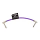 Ernie Ball Purple Flex 1/4" TS Low-Profile Pedalboard Patch Cable, 6-inch