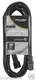 Accu Cable 10' Black, 16/3 Gauge IEC to IEC Extension&nbsp;ECCOM-10