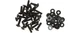 Middle Atlantic Products HPS 25PC 10-32 Rack Screws 3/4 inch - 10-32