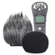 SUNMON Zoom H1n & H1 Recorder Foam, Outdoor Deadcat and Foam Pop Filter & Fur...