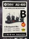 D Debra Audio AU400 Pro UHF 4 Channel Wireless Microphone System (B)