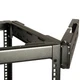 ECHOGEAR Rack Compatible Swing-Out Wall Mount - with 10U, Black 