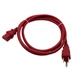 Red Power Cable for BEHRINGER EUROPOWER PMP4000 PMP6000 MIXER 6ft