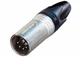 Neutrik NC5MXX 5 Pin DMX Lighting Plug Male XLR Cable Connector Nickel & Silver