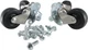 Ernie Ball Amp Caster Set, Deluxe Pop-In Socket Mount (P06102)