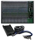 Mackie ProFX22v3 22-Channel 4-Bus Effects Mixer w/USB ProFX22 v3+Snake Cable