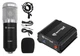 Rockville RCM01 Studio Recording Condenser Microphone+Phantom Power Supply