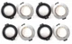 8pcs 44.4mm Diaphragm for RCF ND350 CD350 CD400 Horn driver 8 ohm