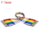 Hosa CSS-890 3FT 24AWG Balanced Patch Cables, 1/4" in TRS to Same 8 Pack