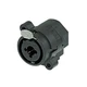 Neutrik NCJ6FI-V 3-Pole XLR Female Receptacle w/ 1/4" Stereo Jack, No Switch