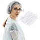 Wecolor 100 Pack 21" Disposable Nonwoven Bouffant Caps Hair Net For Ho