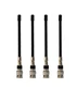 4 PCS UHF (470-752 MHz) 1/4 Wave Antennas w/BNC Connectors for Shure