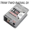 Radial Trim-Two Passive Stereo DI with Adjustable Input 1/4", RCA / stereo mini