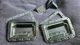 Pair Penn Elcom Large Shallow Recessed Handle Ext. Grip H7165/10Z & B1128 Braces