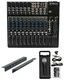 Mackie 1402VLZ4 14-ch. Pro Mixer w/6 ONYX Preamps+RM1402-VLZ Rack Mount Kit+Mic