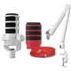 Rode PodMic USB Dynamic Broadcast Microphone (White) & Rode PSA1+ Red Bundle