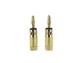Calrad	30-602  Banana Plug 2 Black,  1 Pair - New Old Stock, Free Ship