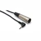Hosa XVM-110M Right Angle 3.5mm TRS to XLR3M 10 Ft