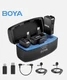 BOYA BOYAMIC Wireless Lavalier Microphone On-Board Video Recording Mic TX+TX+RX