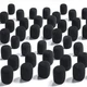 Weewooday 50 Pieces Mini Foam Microphone Windscreen Headset Mic Covers Foam Prot