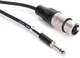 Pro Co 3' Excellines Tiny Telephone to XLR Female Cable - 3', XLR Female