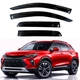 KPY Rain Guards Fit for 2021-2026 Chevrolet/Chevy Trailblazer, Out-Channel Wi...