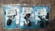 3-PACK CRYSTAL PILOT MICROPHONE WINDSCREENS/ FOAM COVERS FOR BOSE/ DAVID CLARK++