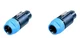(2) Two Genuine NEUTRIK NL4FC Female 8 Pole Original SpeakON Cable Connector