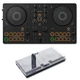 AlphaTheta DDJ-FLX2 2-Deck DJ Controller with Decksaver Polycarbonate Cover
