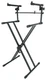 Rockville RKS42X X-Stand 2-Tier Keyboard or DJ Stand Fits Nektar Impact GX61