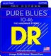 DR Strings PHR-10 Pure Blues Pure Nickel Electric Guitar Strings 10-46  