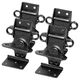 Four Pack Penn Elcom L0925K Butterfly Latch Surface Mount Black