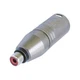 Neutrik 3 Pin Inline Male XLR to RCA Female - NA2MPMF