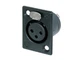 Neutrik NC3FP-1-B Neutrik Female XLR Panel Mount