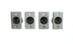 Switchcraft QGP-3-63 XLR Male Panel Mt Connector, Set of 4 - Used, Free Ship