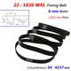 MXL Timing Belt 2.032mm Pitch 6mm Width Trapezoidal Tooth Drive Belt Closed Loop