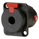 Neutrik NJ3FP6C-BAG 1/4" Locking Chassis Jack Black