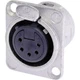 Neutrik NC5FD-L-1 XLR Connector Panel Socket Straight Contacts Number Poles