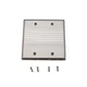 Mulberry 97152 2 Gang Wall Plate Standard SS Blank