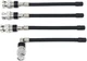 4 PCS UHF (470-752 MHz) 1/4 Wave Antennas w/BNC Connectors for Shure