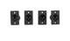 Neutrik NC3MP-B XLR Male Black Panel Mt Connector, Set of 4 - NOS, Free Shipping