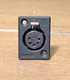 Neutrik NC5FP-B-1 - 5 pole female receptacle, solder contacts, black- Pack of 10