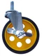 5 x 1.25 inch. Caster Pack with Brake for R8 and R10 for Rock-N-Roller Carts