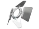Odyssey LSPAR20BDP Par 20 Fixture Aluminum Barn Door Accessory - High Polish