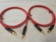 Mogami 2964 HIFI 75 Ohm Dual Superflexible Red Cable w/ Neutrik Gold RCA.