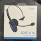 BlueParrott B250-XTS Bluetooth Headset, Noise Blocking, 20h Talk, Blue/Black